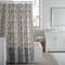 Bath Bliss Black & White Abstract Design PEVA Shower Curtain